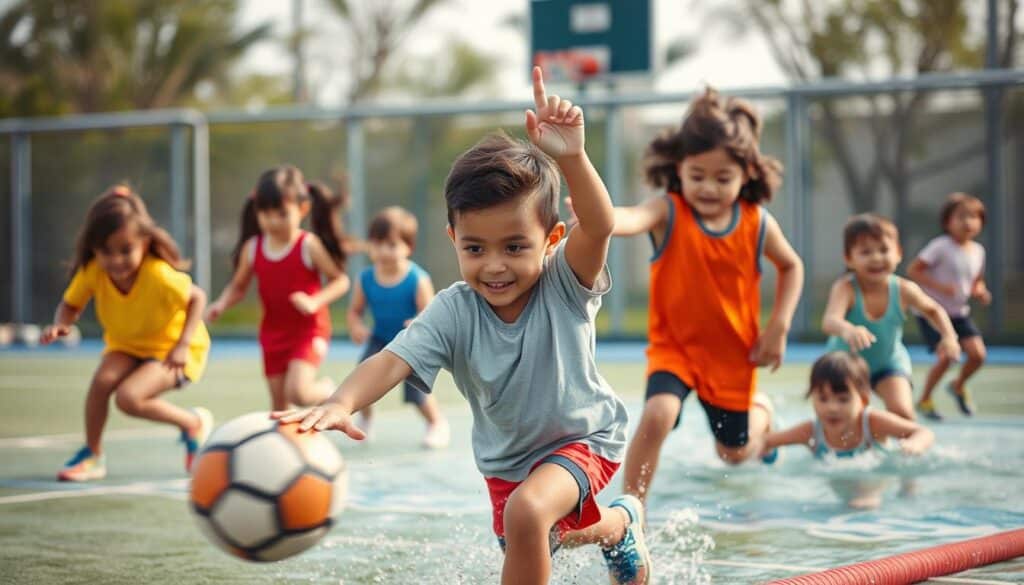 Kinder beim Sport