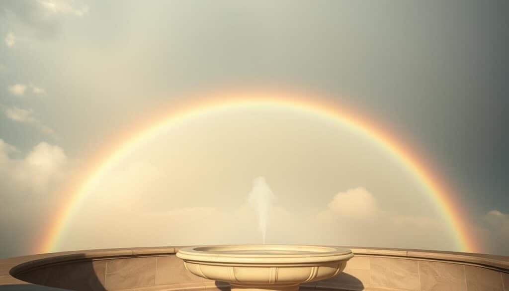 Regenbogen Taufsymbol Regenbogen Taufsymbol