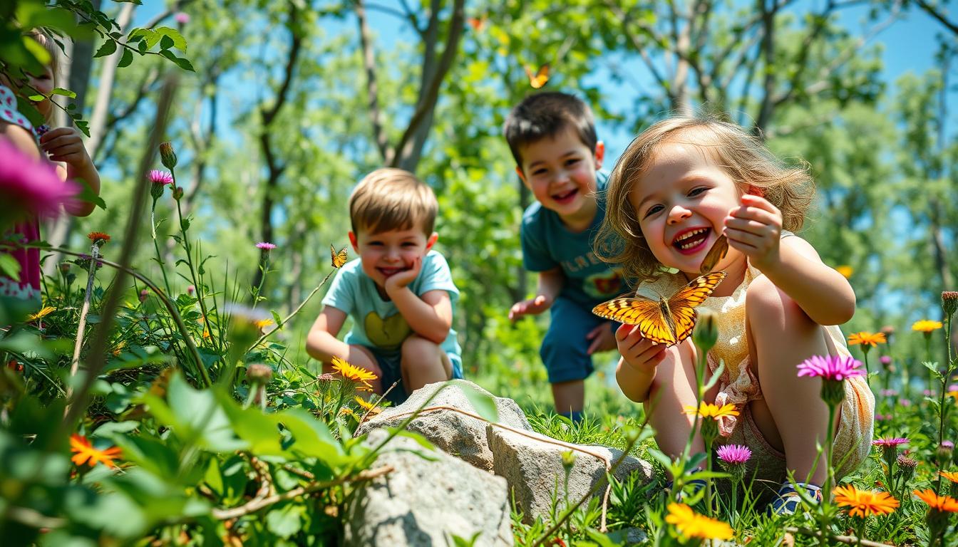 Spaßige Outdoor-Aktivitäten für Kinder in der Natur